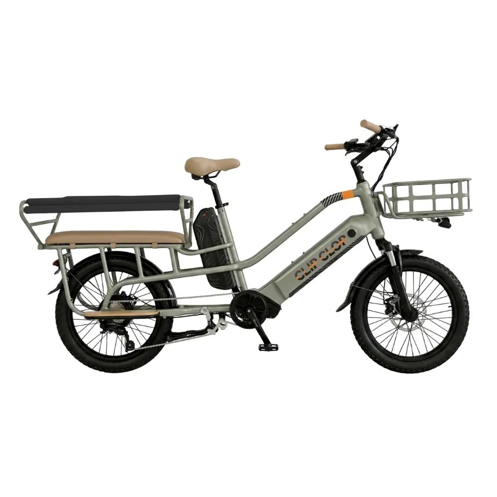 ClipClop CS04 Mid-Drive Dual-Battery · Cargo electric bike