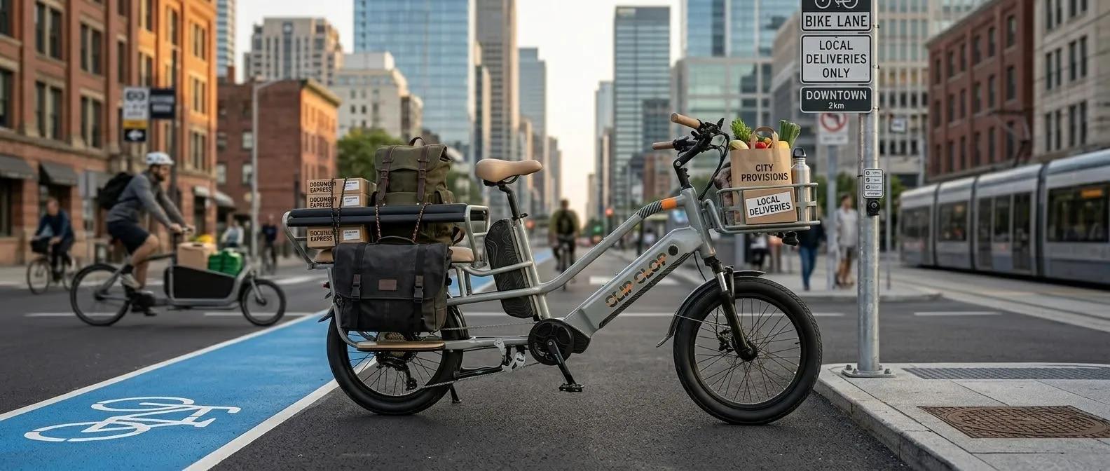 ClipClop CS04 Mid-Drive Dual-Battery · Cargo elektrische fiets — foto 2